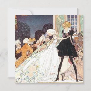 Save The Date Mariage de Princesse de Conte de Fées Rétro Faire-