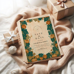 Save The Date Mariage de récolte Citrouille vintage