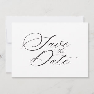 Save The Date Mariage de script élégant et moderne