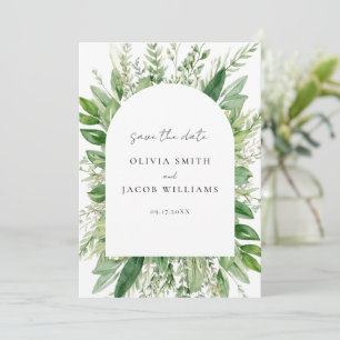 Save The Date Mariage de verdure minimaliste Boho