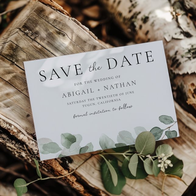 Save The Date Mariage de verdure moderne (Créateur téléchargé)