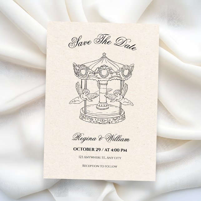 Save The Date Mariage des anges  (Créateur téléchargé)