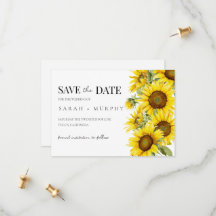 Mariage d'été au tournesol élégant 