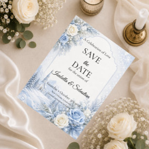 Save The Date Mariage d'hiver enchanté