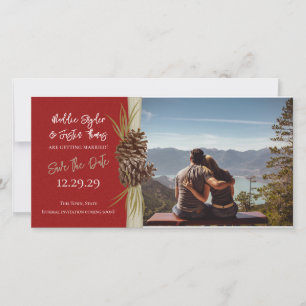 Save The Date Mariage d'hiver Enregistrer la photo de la date