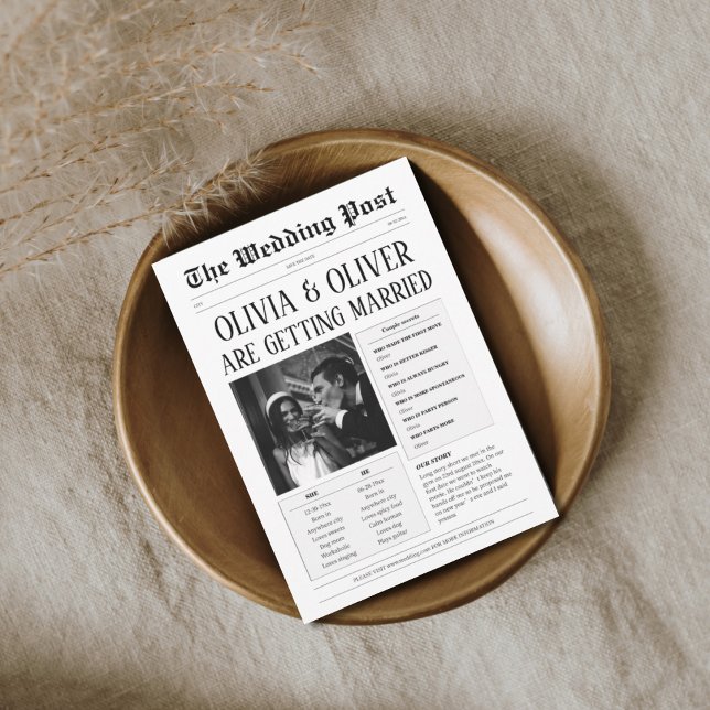 Save The Date Mariage drôle histoire courte  (Créateur téléchargé)