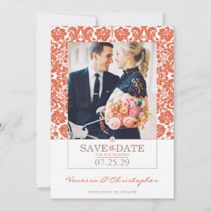 Save The Date Mariage du coucher de soleil de Vérone