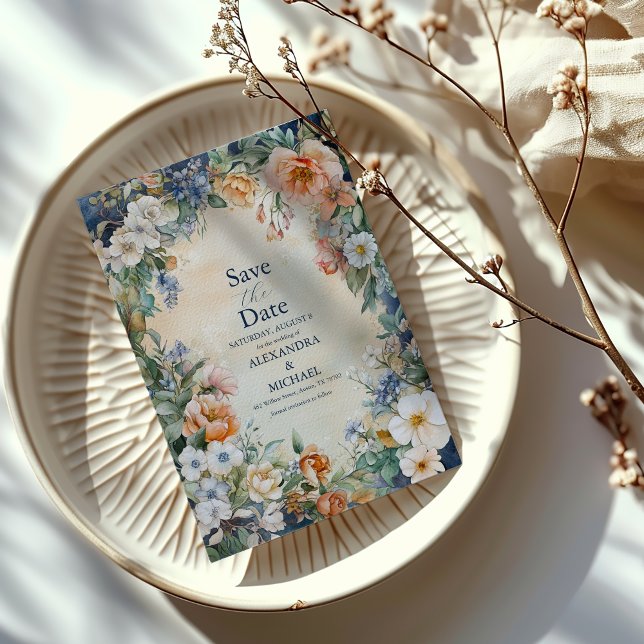 Save The Date Mariage Élégance Royale Victorienne Unique (Créateur téléchargé)