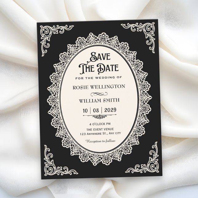 Save The Date Mariage élégant Dark Romance (Créateur téléchargé)