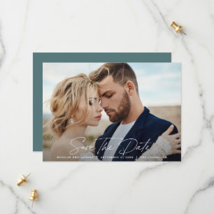 Save The Date Mariage élégant écriture moderne