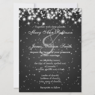 Save The Date Mariage Élégant Enregistrer La Date Hiver Étincell