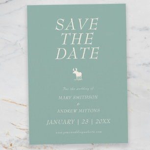 Save The Date Mariage Élégant Rustique Enregistrez la Date