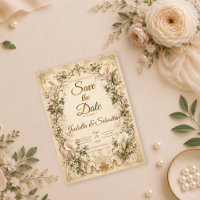 Mariage Élégant Vintage Arum