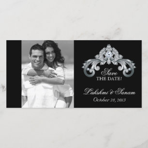 Save The Date Mariage Enregistrer la date Photocard Anniversaire