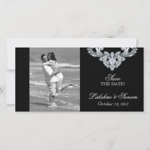Save The Date Mariage Enregistrer la date Photocard Anniversaire