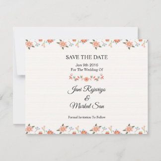 Save The Date Mariage Enregistrer la date PostCard