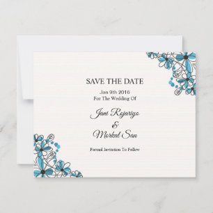 Save The Date Mariage Enregistrer la date PostCard