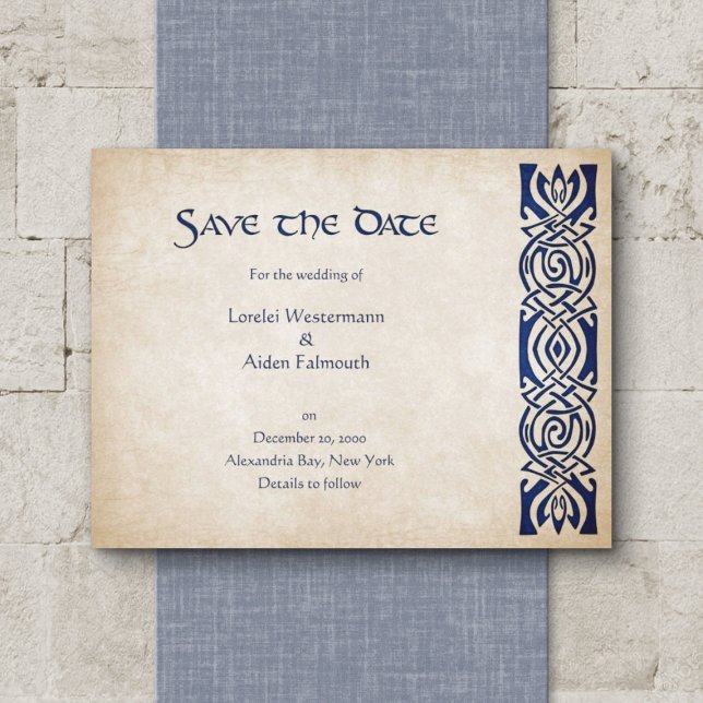 Save The Date Mariage Fantasy Celtique Viking (Créateur téléchargé)