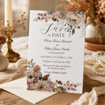 Mariage Floral Bohème Élégant d'Automne