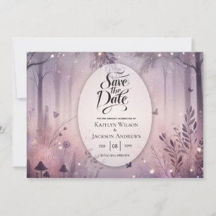 Save The Date Mariage forestier Ethereal Fairy