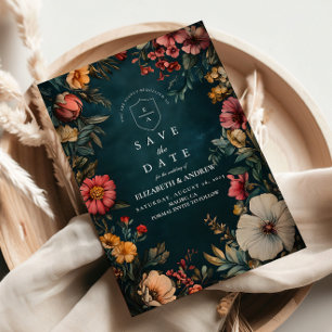Save The Date Mariage Glamour Étrange