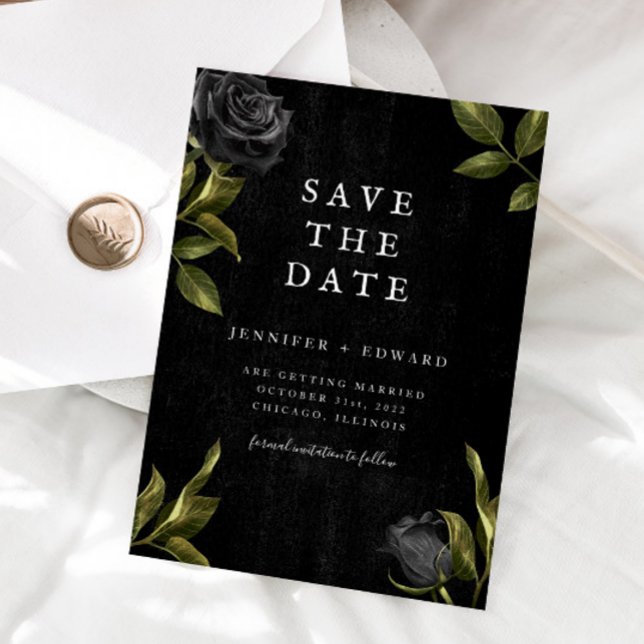 Save The Date Mariage gothique (Créateur téléchargé)