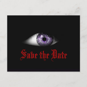 Save The Date Mariage gothique Cool Sauvez la date Goth Mariée S