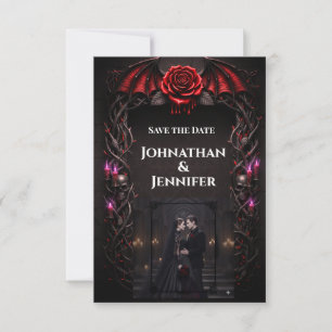 Save The Date Mariage gothique vampire Nuit Éternelle Romance so