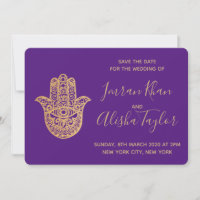 Mariage indien à retenir date Or hamsa Henna