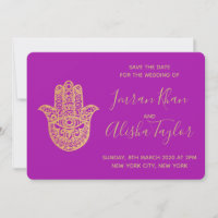 Mariage indien Date à sauver Hamsa or Henna
