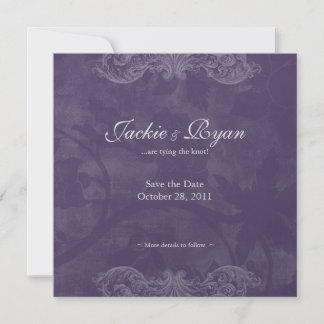 Save The Date Mariage Inviter Enregistrer la date Antique Rose a