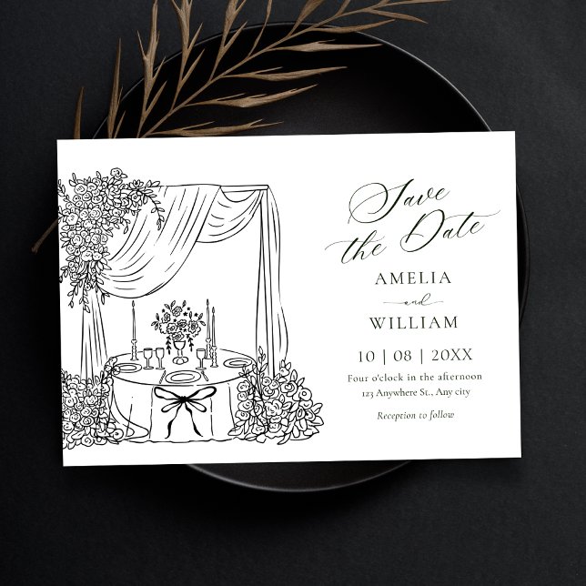 Save The Date Mariage minimaliste (Créateur téléchargé)