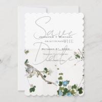 Mariage Minimaliste Calligraphie Florale