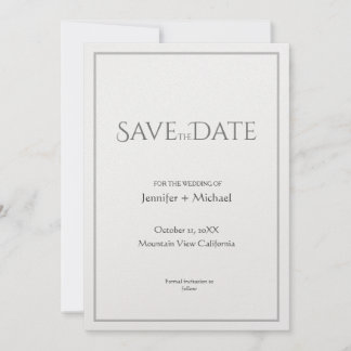 Save The Date Mariage Minimaliste Calligraphie Script