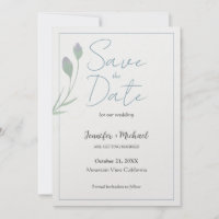 Mariage Minimaliste Calligraphie Script