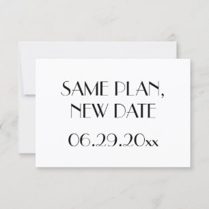 Save The Date Mariage Minimaliste Deco Blanc Même Plan Nouvelle