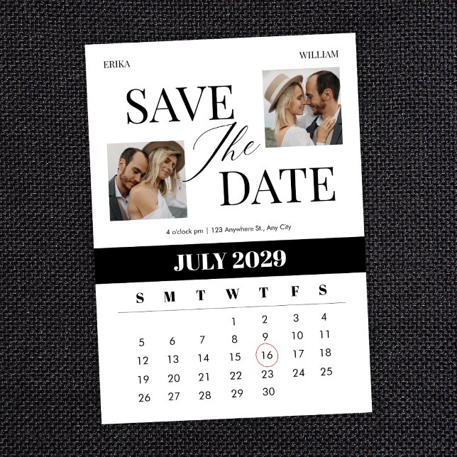 Save The Date Mariage minimaliste moderne (Créateur téléchargé)