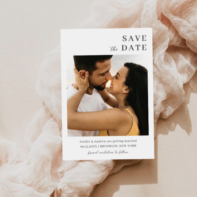 Save The Date Mariage minimaliste moderne (Créateur téléchargé)