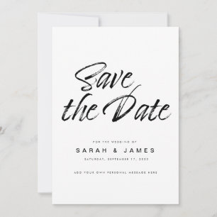 Save The Date Mariage minimaliste moderne Enregistrer la date