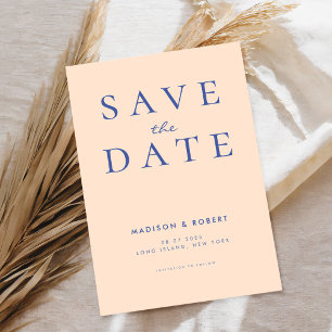 Save The Date Mariage minimaliste moderne Enregistrer la date