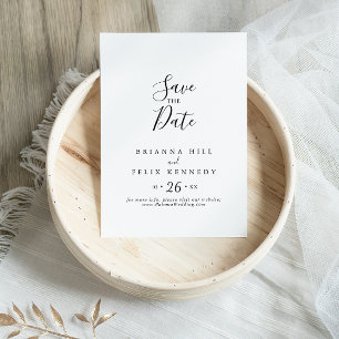 Save The Date Mariage minimaliste simple