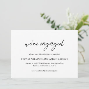 Save The Date Mariage Moderne à Sydney