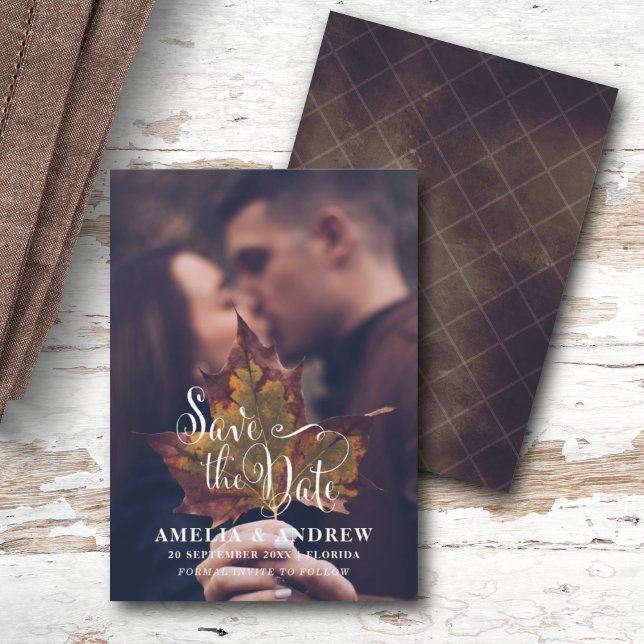 Save The Date Mariage Moderne de Photo Enregistrer la Date (Créateur téléchargé)