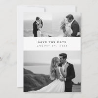 Mariage Moderne Élégant Classique avec Collage de