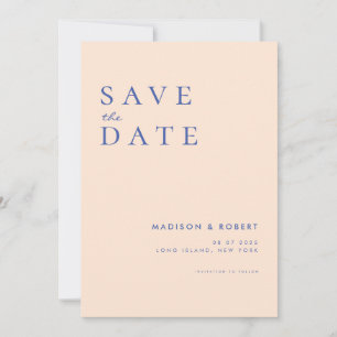 Save The Date Mariage moderne simple Enregistrer la date