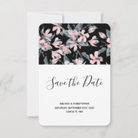 Mariage Motif rose et gris Floral