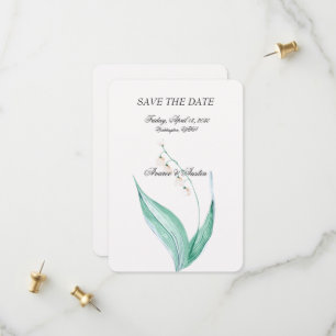 Save The Date Mariage Muguet de Mai