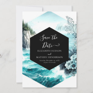 Save The Date Mariage nautique personnalisé élégant
