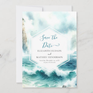 Save The Date Mariage nautique romantique Boho