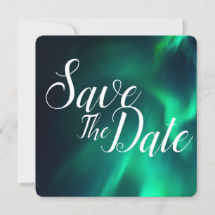Save The Date Mariage Northern Lights Enregistrer La Date